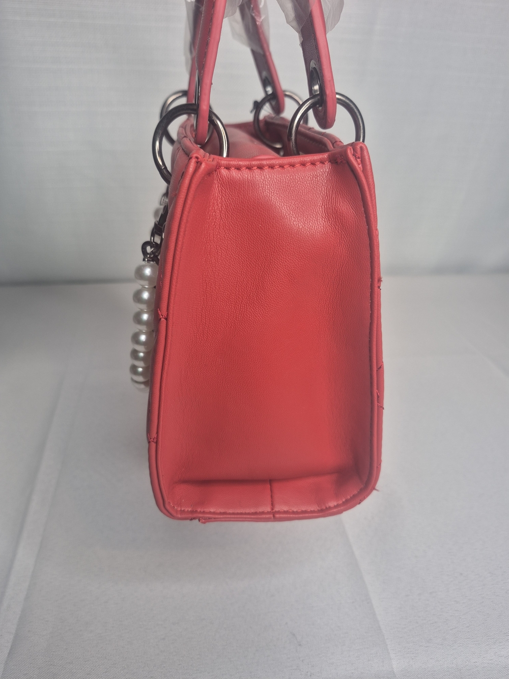 Badgley Mischka Red Handbag NWT - Picture 9 of 15